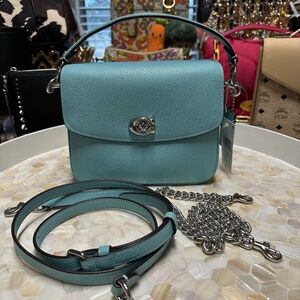 NWT Coach Cassie 19 Tiffany Blue color Rare! So Nice.